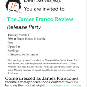 Release Party in Seattle March&nbsp;17th